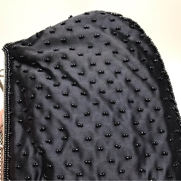 Vintage Black Beaded Purse - Picture 5 of 10